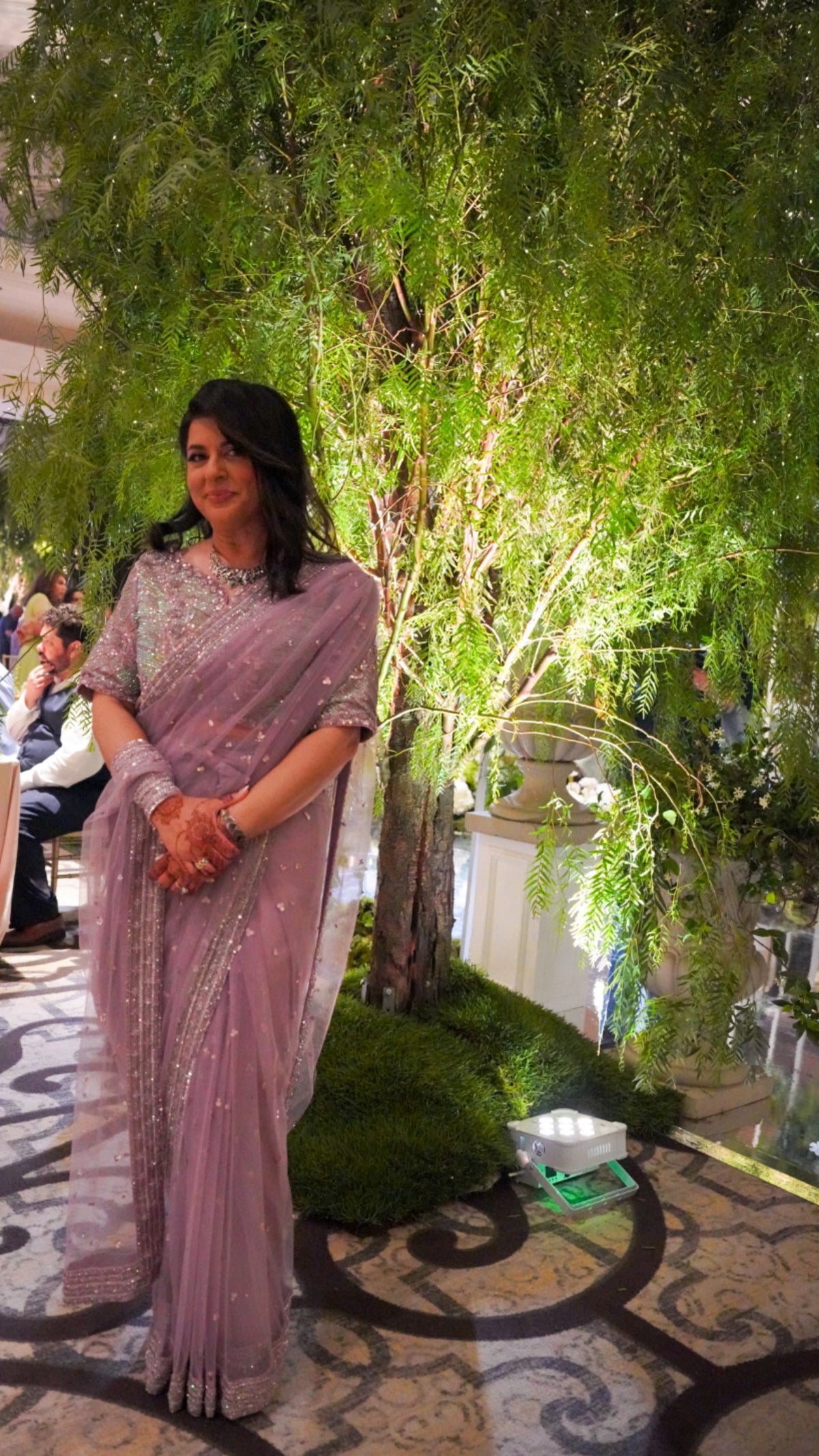 Lilac Custom Sari