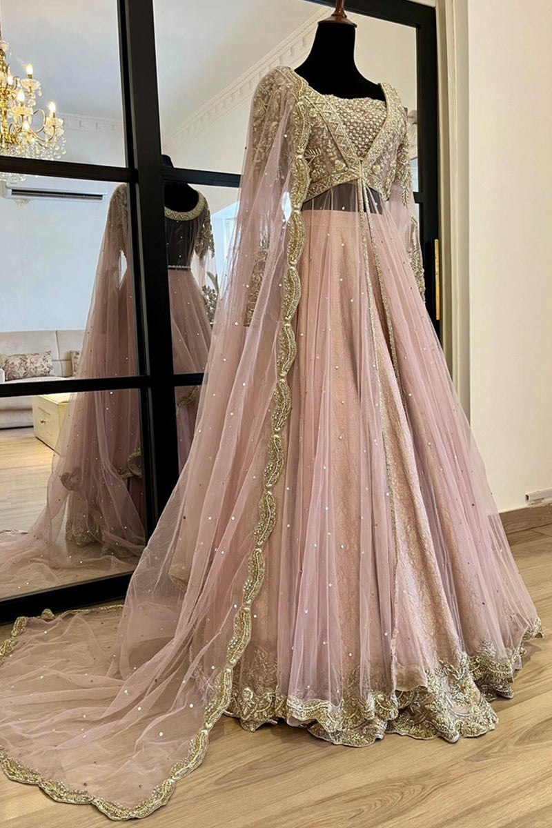 Tea Pink Lehenga Choli