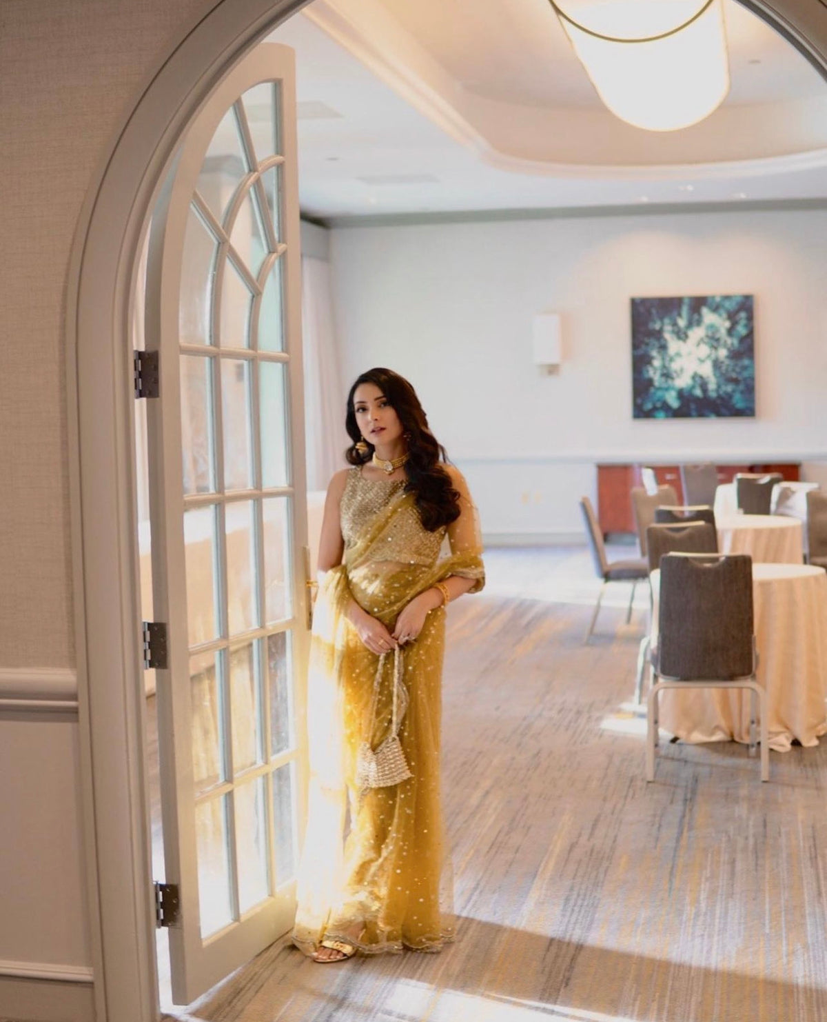 Sparkle Sway Custom Saree